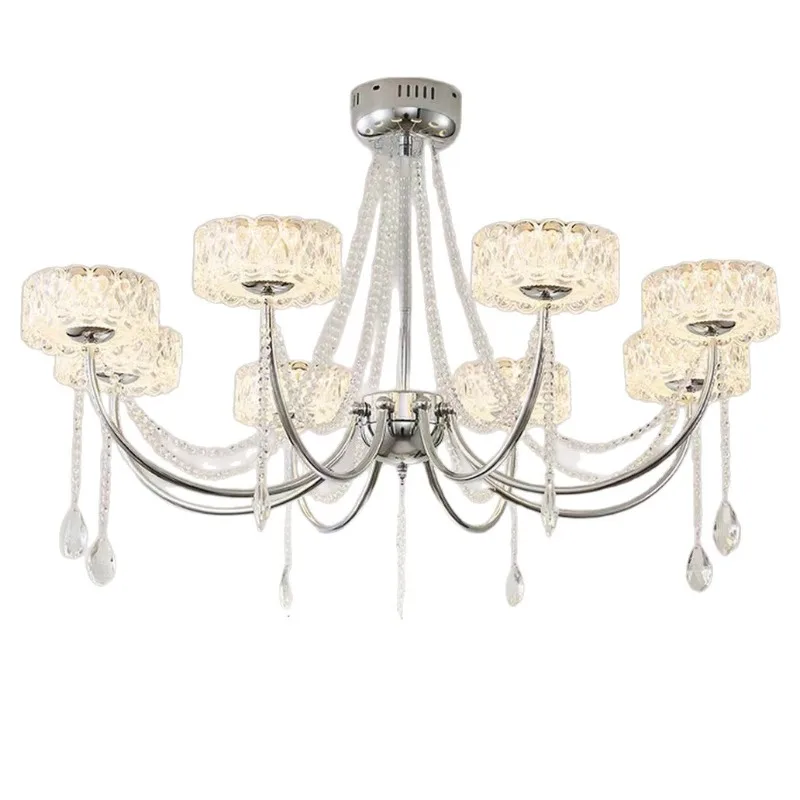 Light luxury crystal art high-end atmosphere hall chandelier