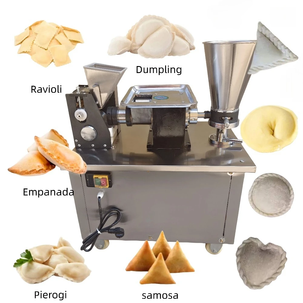 Automatic Momo 4800pcs/h Ravioli Folding Large Pie Maquina Para Hacer Somosa Empanada Spring Roll Dumpling Samosa Make Machine