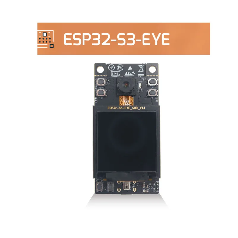 

ESP32-S3-EYE Artificial Intelligence Development Board For Image Recognition and Audio Processing with LCD display microphone