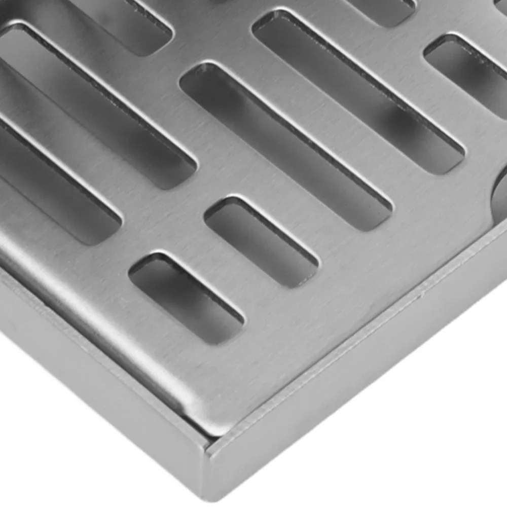 SUS304 Stainless Steel Floor Drain L-Shaped Structure Right Angle Wall Drain Horizontal Drainage Side Outlet Corner Floor Drain