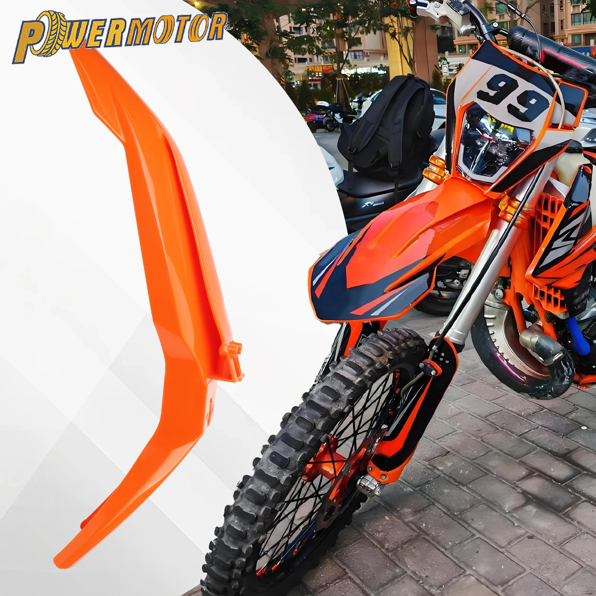 

For KTM Motocross Front Fender Mudguard XC SX EXC XCW XCF EXCF SXF XCFW 150 250 300 350 450 500 2019-2023 Enduro DirtBike Parts