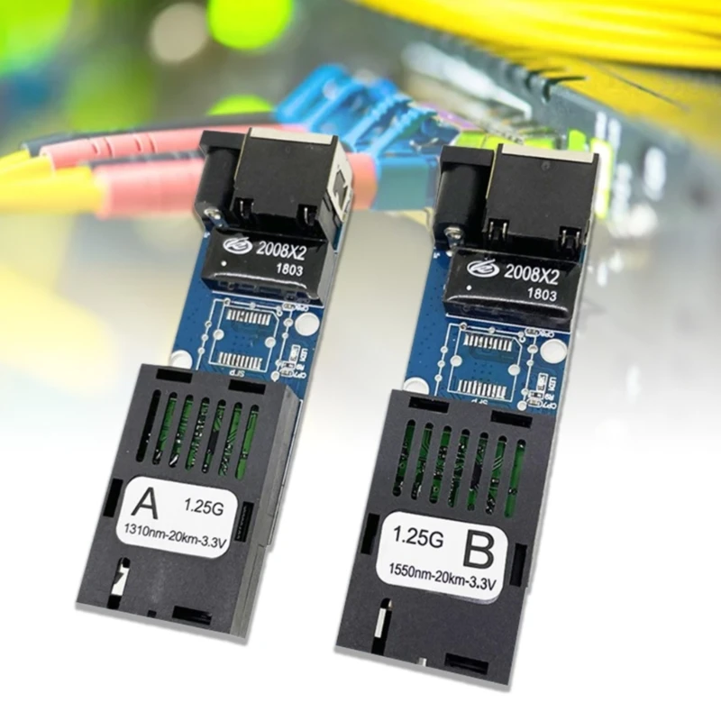 Gigabit 10/100/1000M A B Single Fiber Ethernet Fiber Optics Switches Media Converters Optical Fiber Transceiver