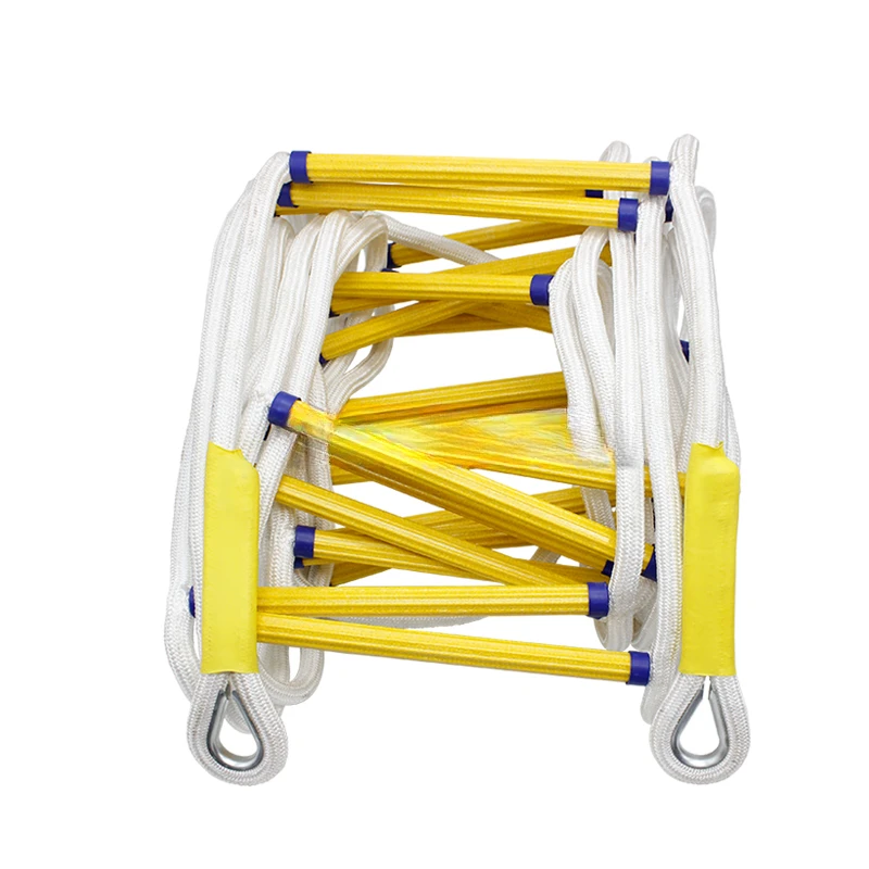 

15M Rescue Rope Ladder Escape Ladder Emergency Work Safety Response Fire Rescue Rock Climbing Escape Tree 5m 3m 8m 12m