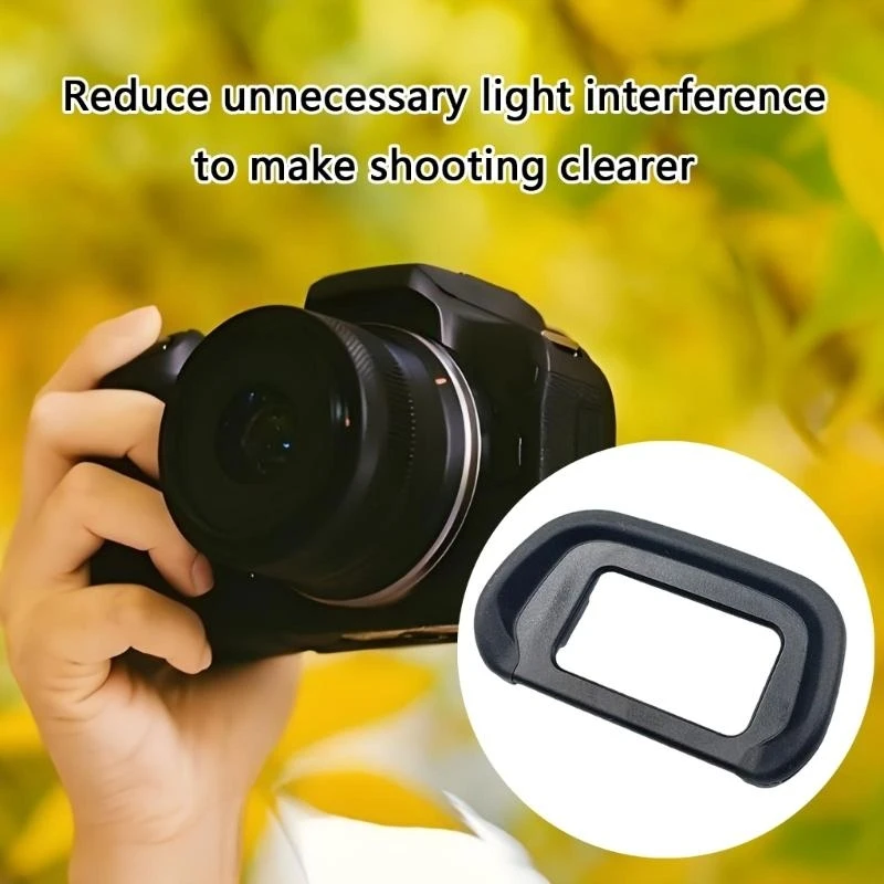 E8BA Hard EyeCups Opecis Oyewing Viewfinders Protecters Cover for EOSR EOSR10 R10 Cámara sin espejo