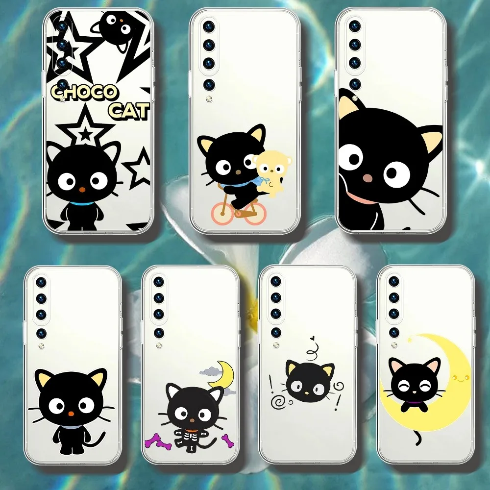 S-Sanrio C-Chococat Phone Case For Xiaomi 11 Redmi Note 11 5G 8T 9A 9 10T Note8Pro Note9 12SUltra Transparent Case