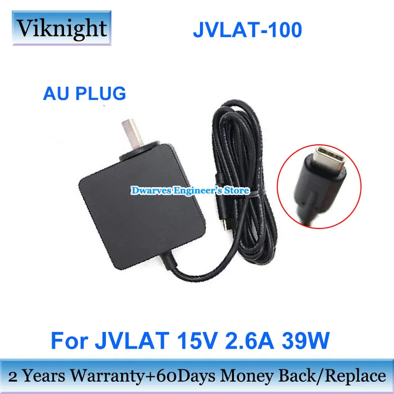 AU Plug Original 15V 2.6A 39W AC ADAPTER For JVLAT JVLAT-100 Laptop Charger For NINTENDO HAC-002(JPN) Power Supply