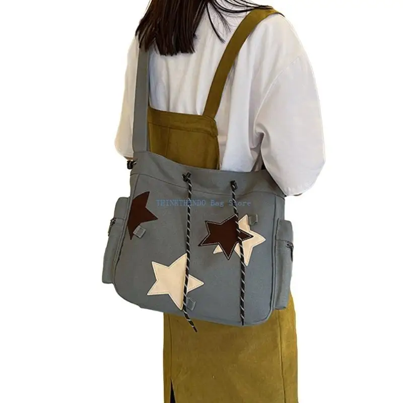 حقيبة كروس 340D للفتيات حقيبة مدرسية للطالبات حقيبة ساعي ذات سعة كبيرة #3