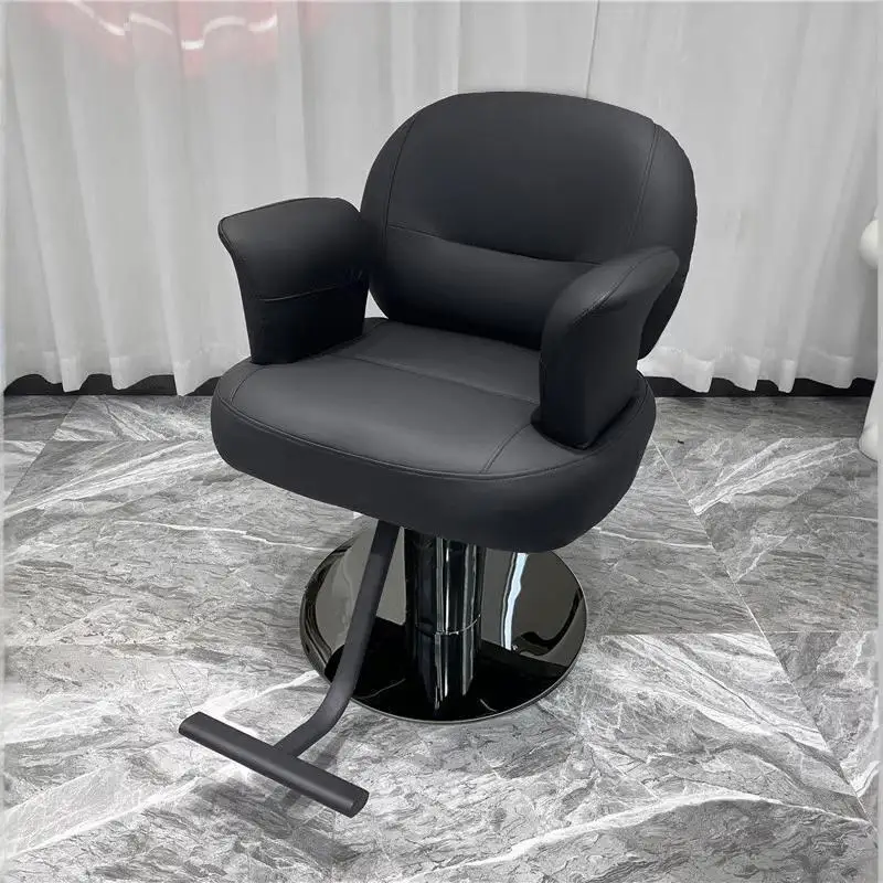 New Barber Shop Chair Hair Salon Special New Internet Celebrity Hair Cutting Chair Can Be Lifted And Lowered To Dye And Iron