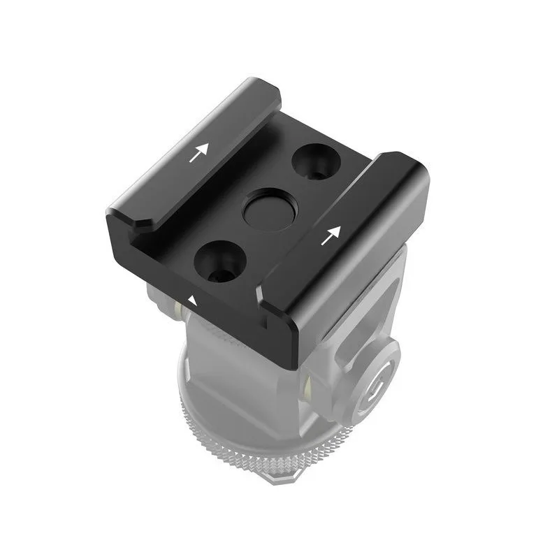 Universal cold shoe seat SLR micro-single quick-release hot shoe base 1/4 screw hole adapter base expansion