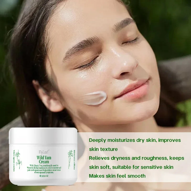 Wild Yam Cream Moisturizing and Repairing Face Skin Creams for Maintaining and Brightening 113g