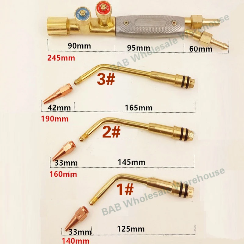 Rotary Gas Welding Torch Oxy Acetylene Propane Welding Gun