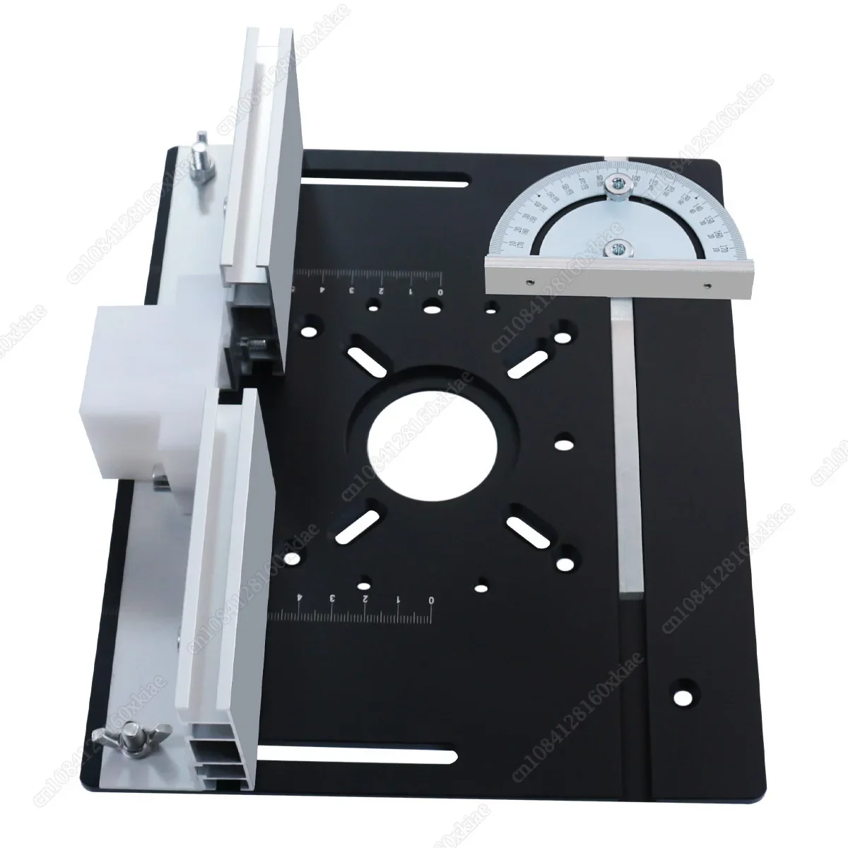 Router Table Insert Plate Aluminum Alloy Wood Milling Flip Board Trimming Machine Engraving Auxiliary Tool Woodworking Benches