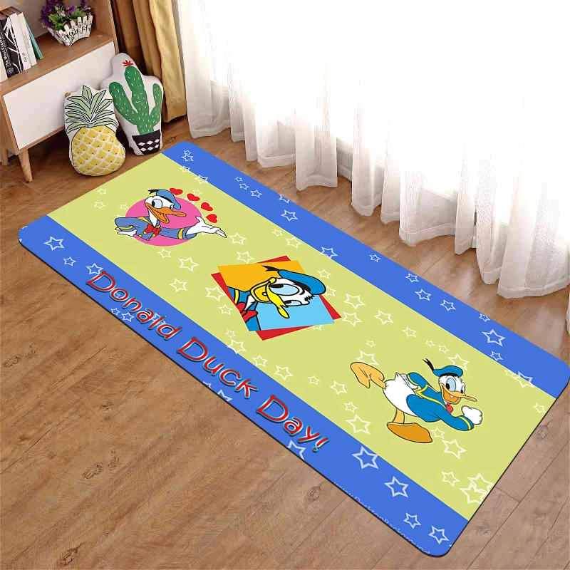 Donald Duck Bathroom Foot Mat Hallway on the Floor Outdoor Doormat Exterior Entrance Door Carpet Bedroom Mats Living Room Mat