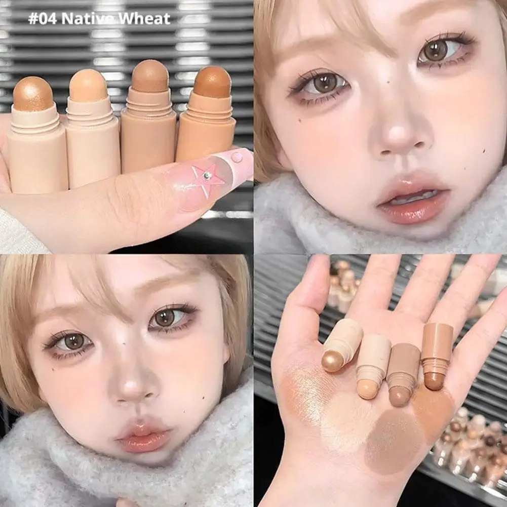 Cappuvini Contour & Highlight Stick, tige de surbrillance de contour crémeuse multi-ombrage pour le visage longue durée et facile à mélanger