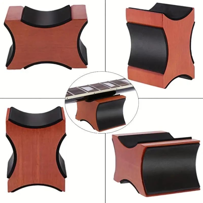 1PC Wood Workbench Tool Professional Guitar Neck Support Pillow | 2-Level Height For Luthier/Violin/Ukulele Repair |