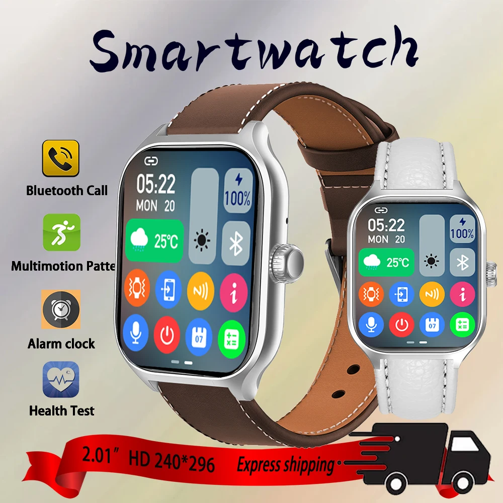 GTS4 Smart Watch For Xiaomi Men 2.01 HD 240*296 Sports Health Monitoring Bluetooth Call Digital Multidial Smartwatch Women 2025