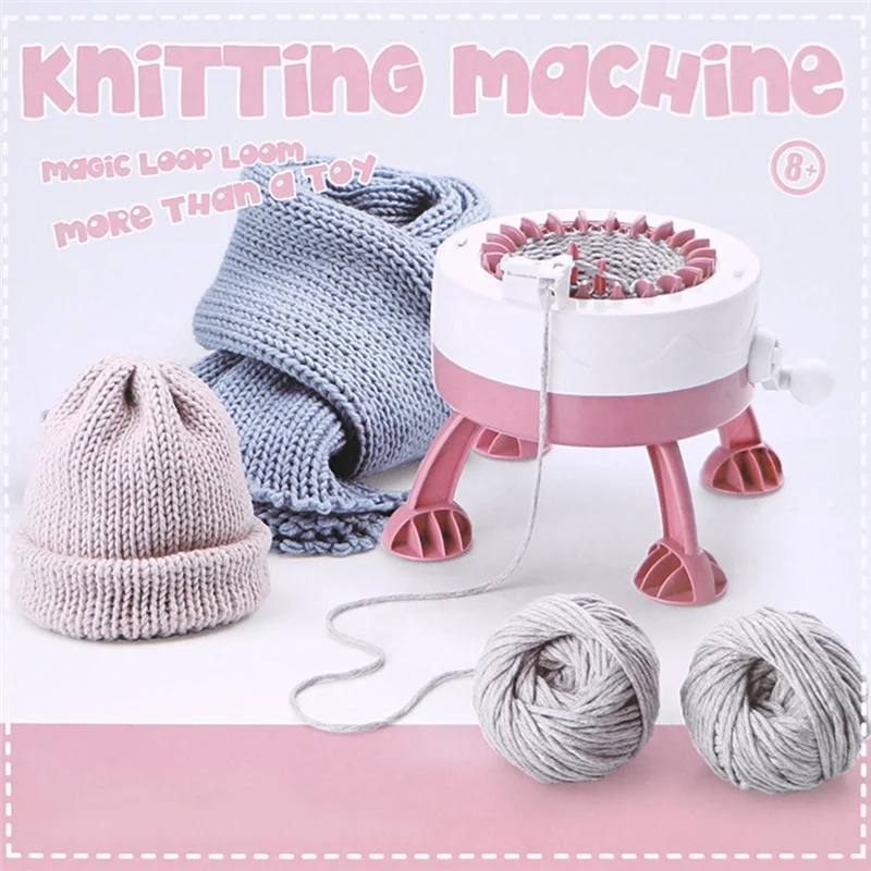 

ABYS-22 Иглы DIY Вязальная машина Петля Ткацкий станок Ткацкий шарф Свитер Шляпа Носки Развивающая игрушка для взрослых