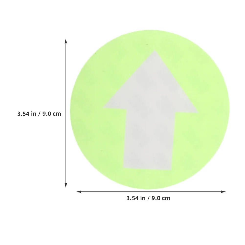 

5pcs Pvc Arrow Direction Signs Waterproof Outdoor Trail Markers Adhesive Fluorescent Stickers For Camping Stairway Guidance