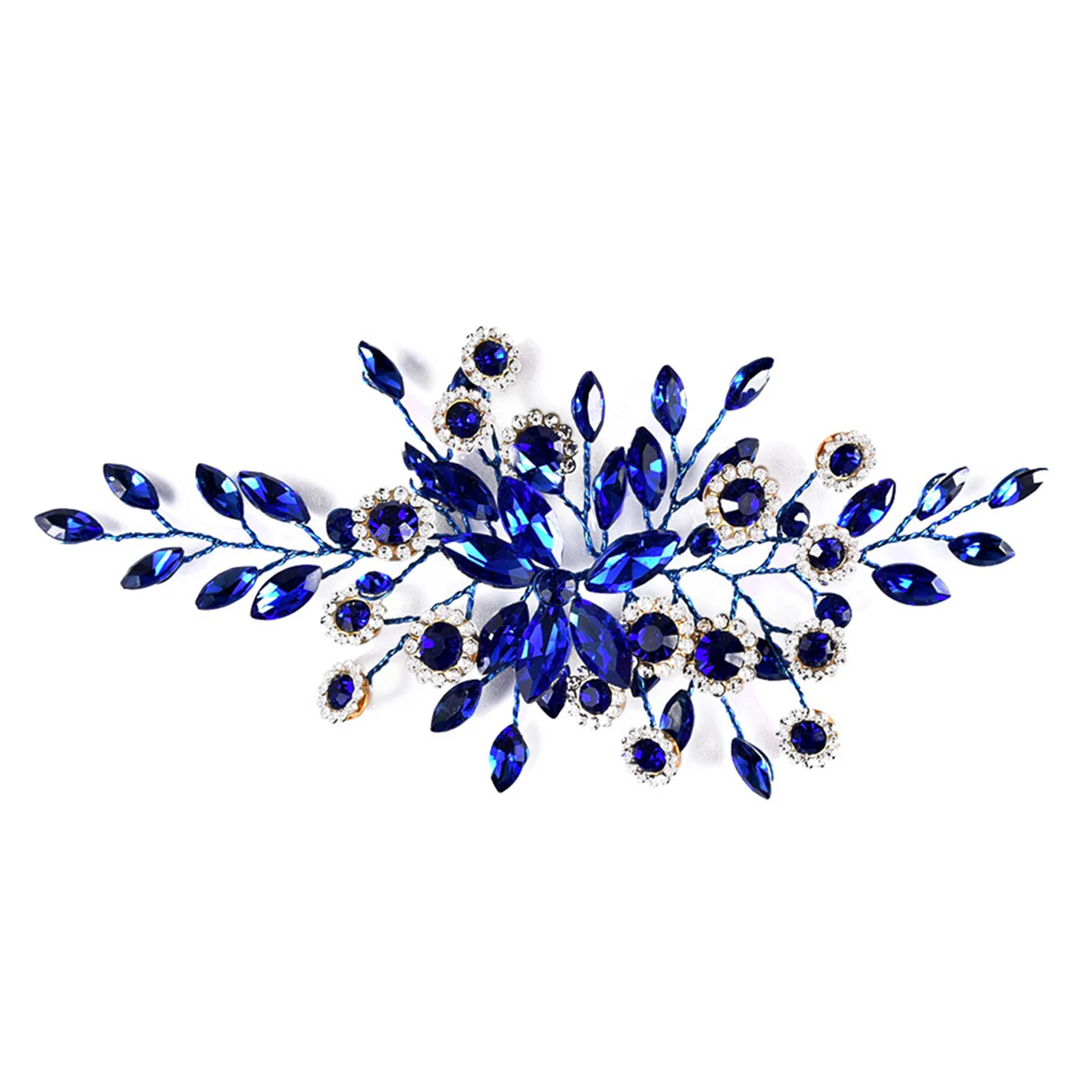 

Full Rhinestone Decor Hair Clip Barrettes Non Slip Strong Grip Hair Styling Accessories for Brides Bridesmaids Women Girls