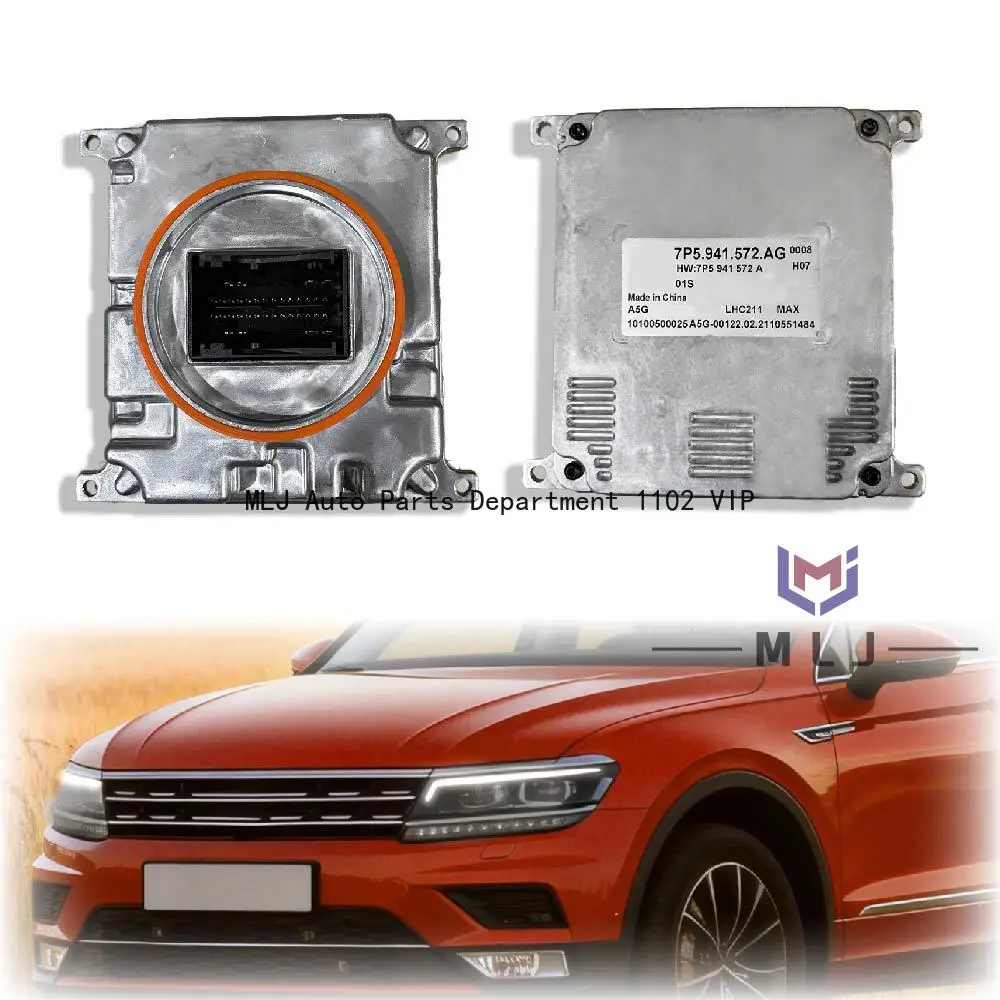 

7P5941572AG LED Headlight Control Module Ballast For 2017-2022 Volkswagen Golf Tiguan Headlight BallastControl Unit 7P5941572AG