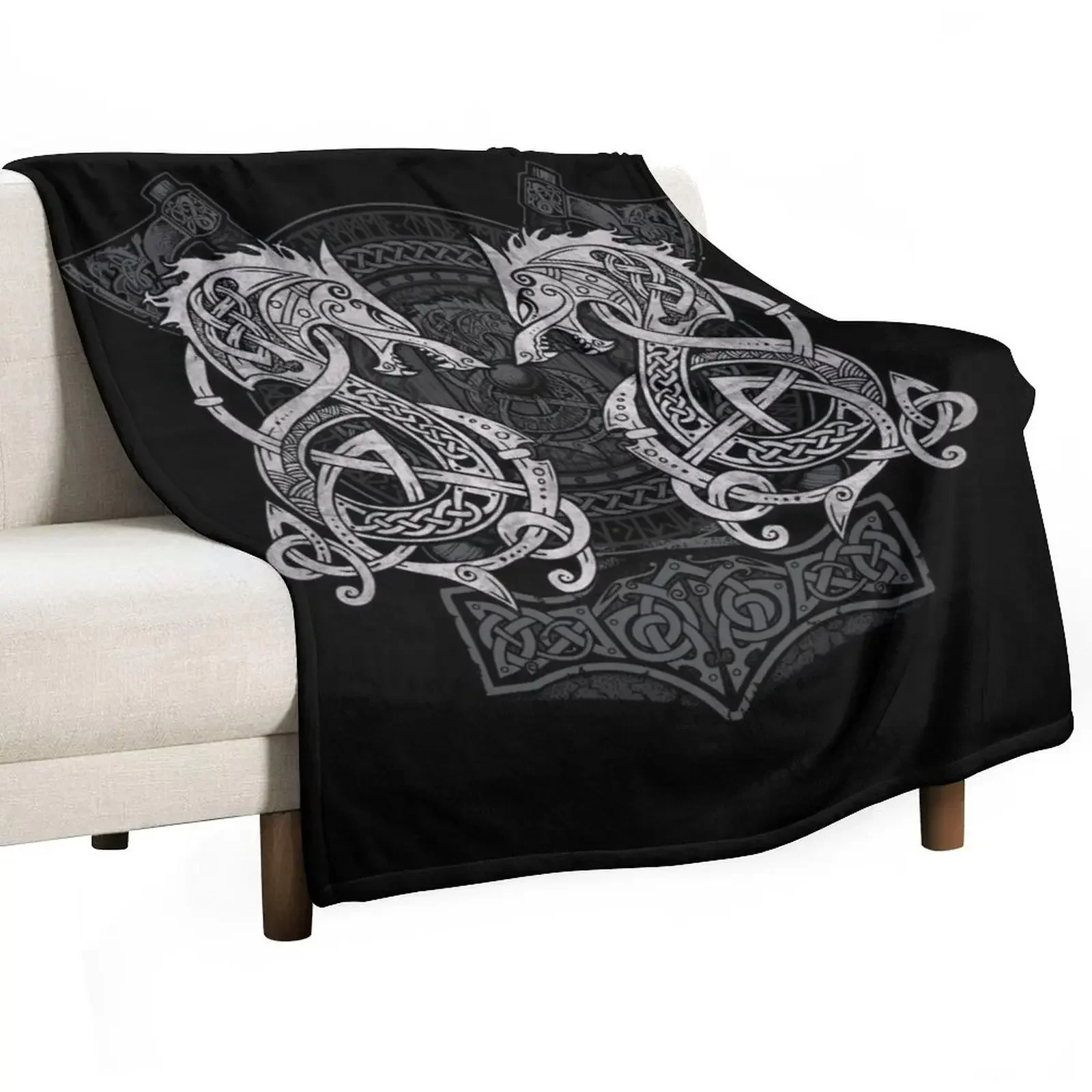 

Fighting Fenrir Throw Blanket Luxury Throw Baby Thins Blankets