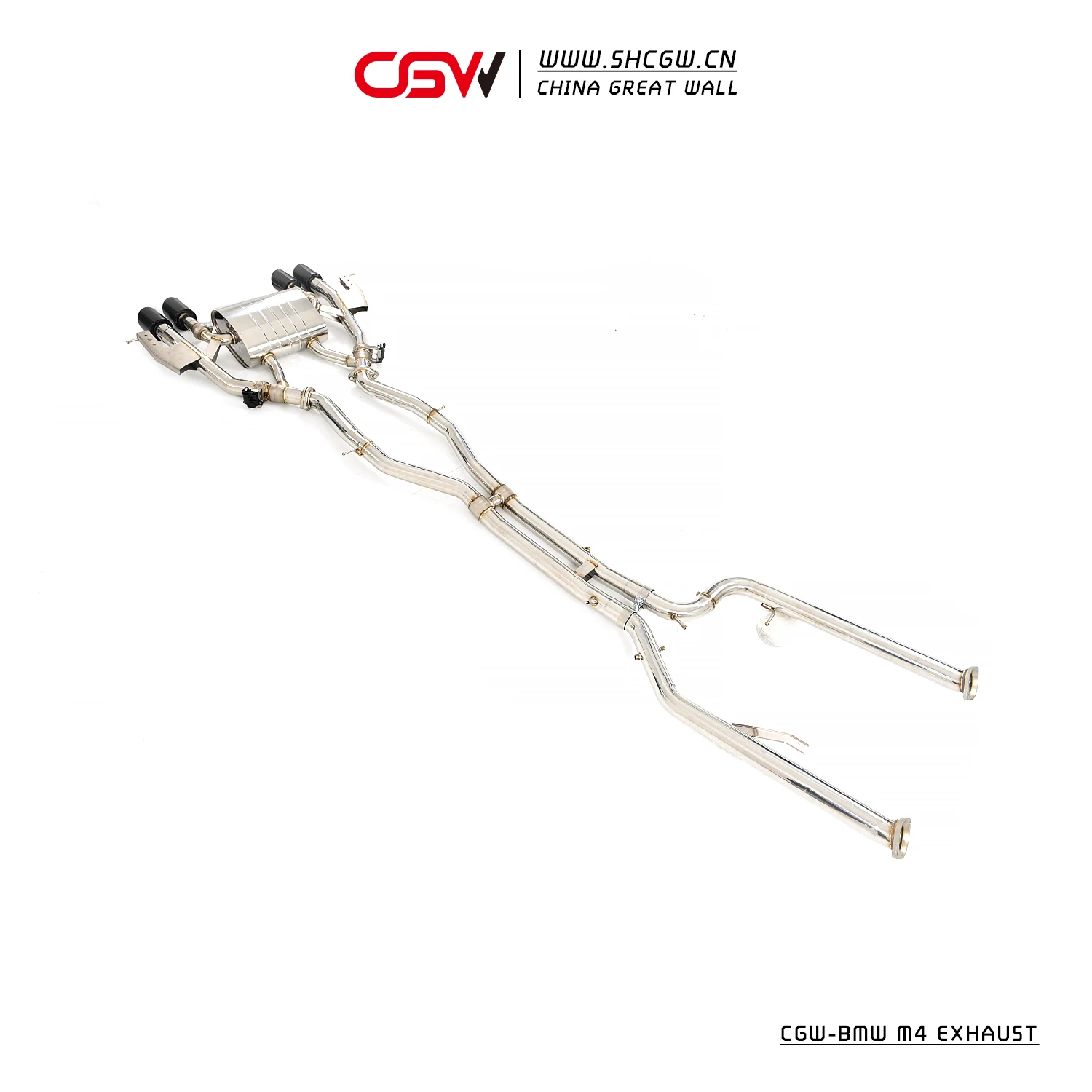 CGW  Titanium Glossy Surface  Catback Exhaust for F80 F82 F83 M3 M4