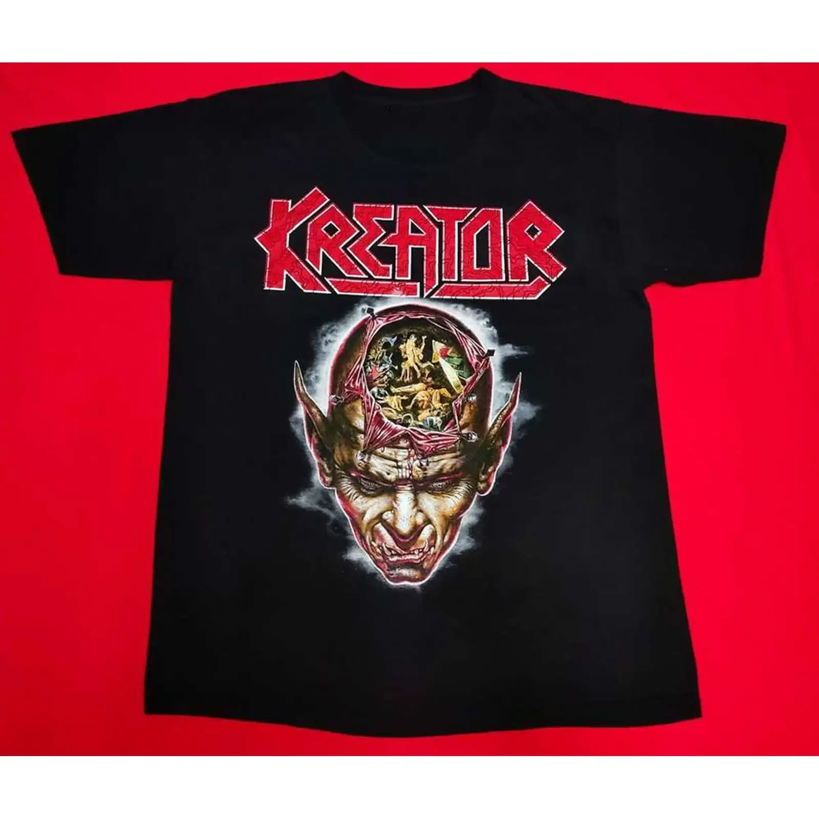 Maglietta Band Kreator Tour concerto manica corta per tutti S 5XL vintage Washed Soft Casual Stretched Unisex streetwear