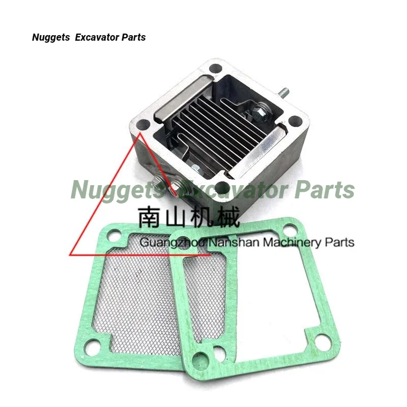 For Sany SY245H SY260 SY265C intake preheater Mitsubishi D06FR engine air heater block excavator accessories