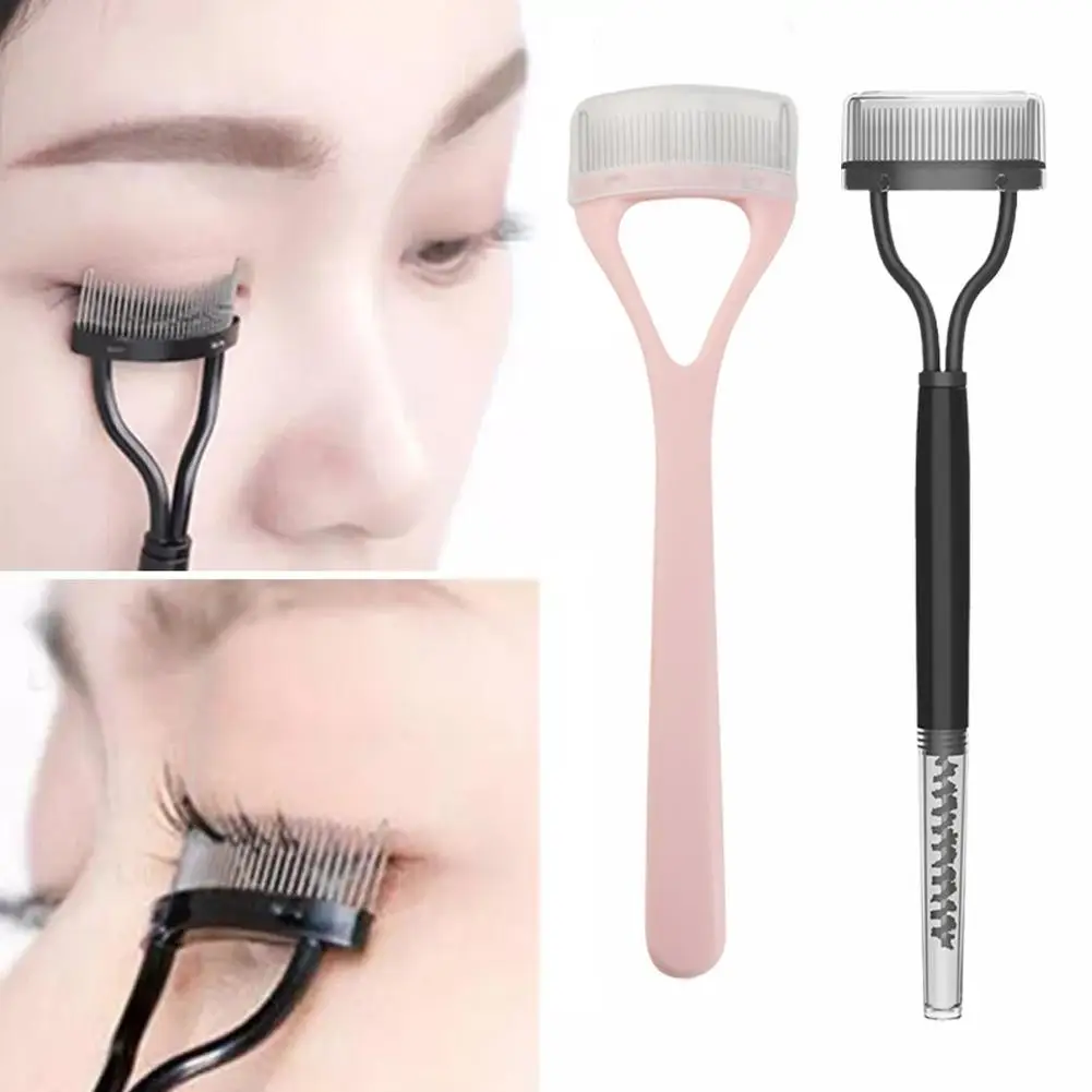 EyeblogugComb-Pinceau de maquillage en acier inoxydable, brosse à mascara, outils de greffe de cils, produits de beauté