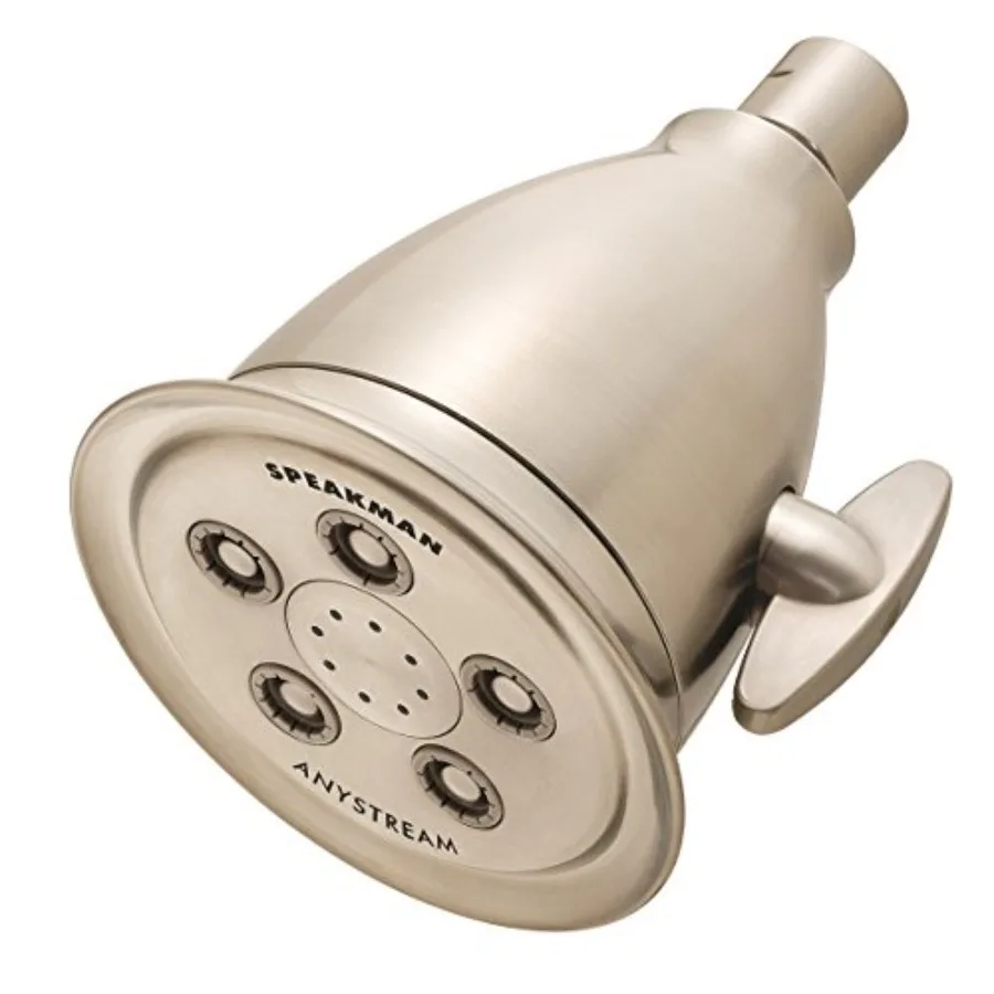 

S-005-HB-BN Hotel Anystream High Pressure Shower Head-.5 Adjustable Replacement Bathroom Showerhead