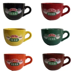 New Friends Tv Show Central Perk Big Mug 600ml Coffee Tea Ceramic Cup Friends Central Perk Cappuccino Mug Best Gifts For Friends