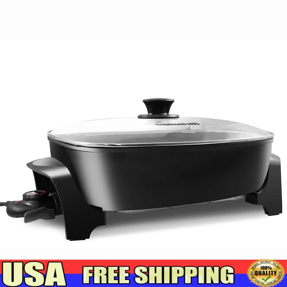 

8Qt. Jumbo Electric Skillet w/ Easy-Pour Spout