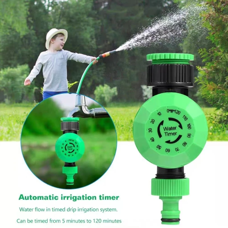 Garden Lawn Irrigation Controllers Mechanical Water Timer 2 Hours Automatic Water Timer No Batteries Required Enduring 87HA