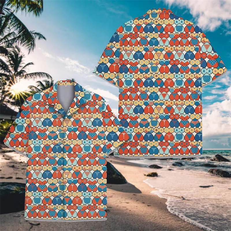 

Loose Ukiyo-e Aloha Shirt Men's Clothing 3D Print Funny Casual Button Down Lapel Shirts Summer Breathable Streetwear Vacation