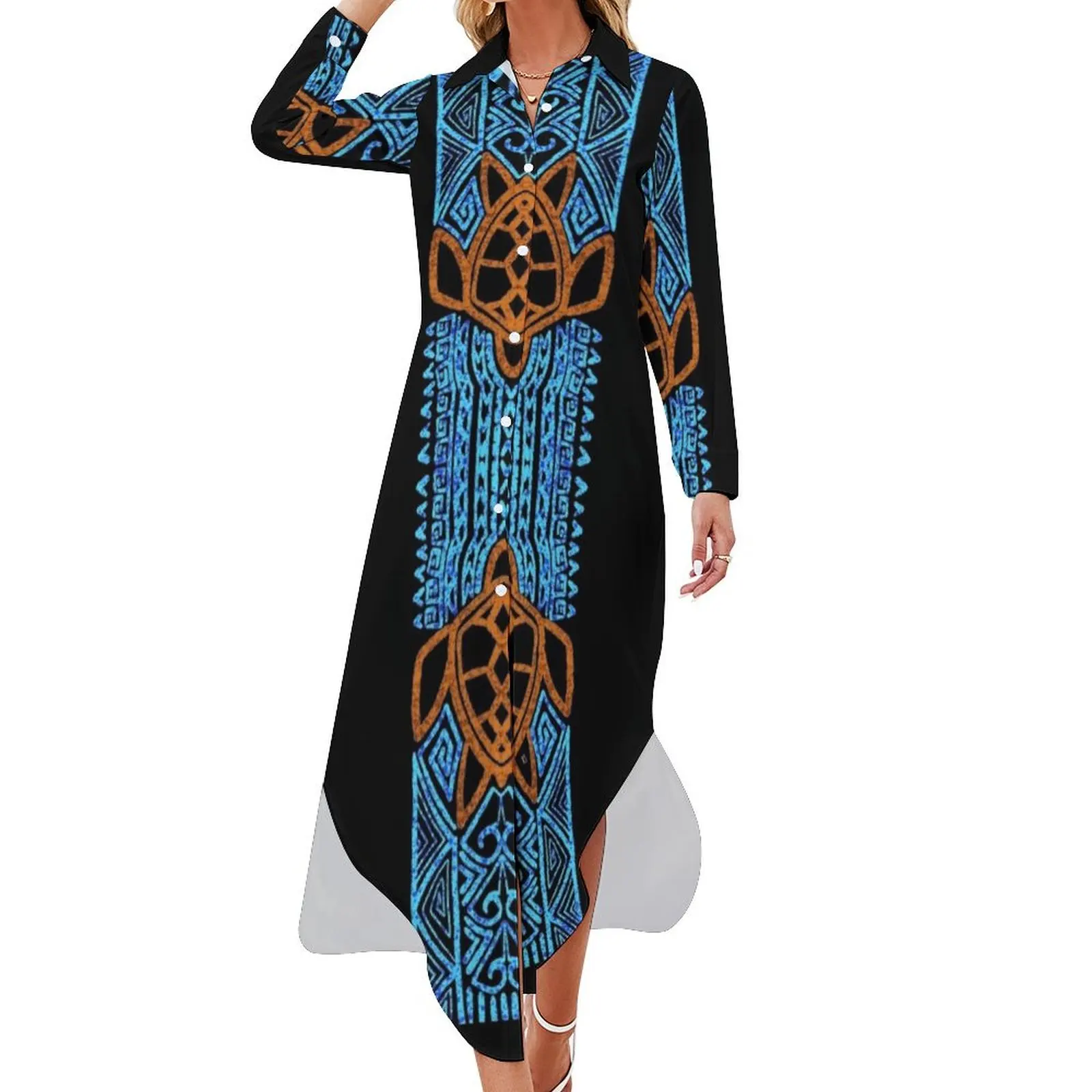 

Toward Long Sleeved Shirt Dress dress Party dresses for women