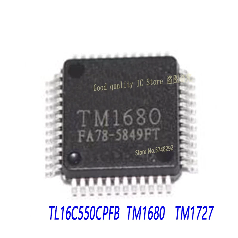 TL16C550CPFB TL16C550C TL16C550 QFP TM1680 TM1727  5PCS/LOT