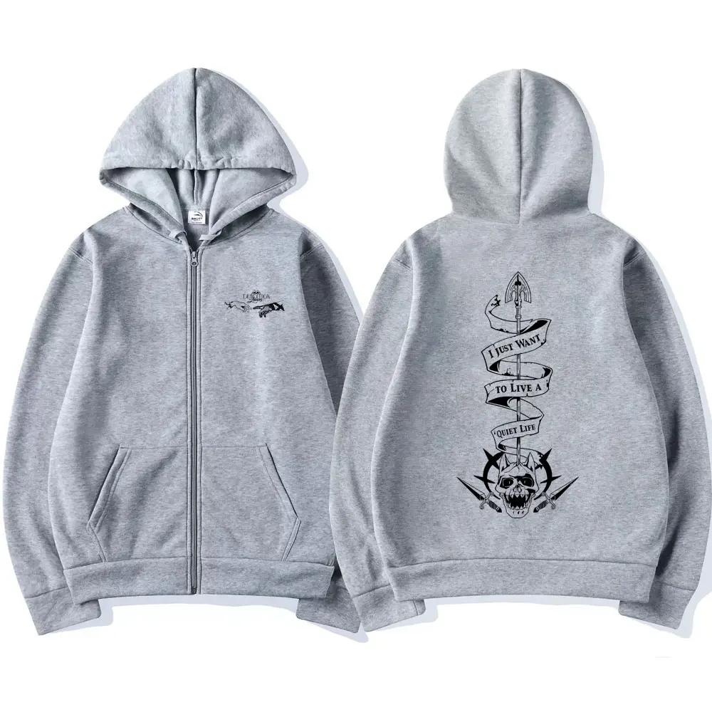 Anime JoJo's Bizarre Adventure Killer Queen Grafik-Reißverschluss-Hoodie für Herren und Damen, lässige Vintage-Reißverschlussjacke, Herren-Sweatshirt mit Reißverschluss – Detail 6