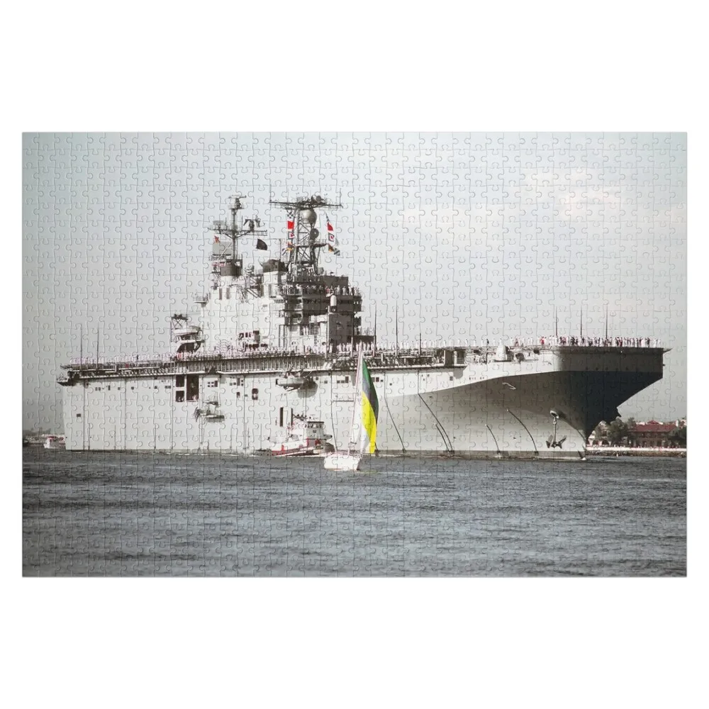 

USS BELLEAU WOOD (LHA-3) SHIP'S STORE Jigsaw Puzzle Customizable Gift Custom Jigsaw Custom Kids Toy Puzzle