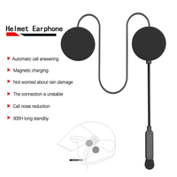 Yonam Motorcycle Helmet Headset ENC Noise Cancelling IPX7 Waterproof BT 5.2 Helmet Bluetooth Earphone Riding Headphone