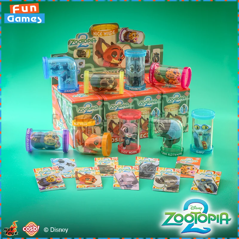 

Новые горячие игрушки слепая коробка Zootopia 2, мини-кукла Mystery Box, аниме-фигурка Джуди Ник Флэш-Леопард, игрушка, орнамент, подарки на день рождения на заказ