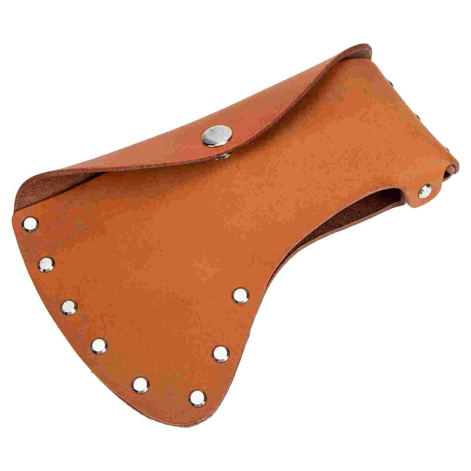 Ax Protector Axe Skin Supply Portable Pouch Hatchet Protective Cover Case Cowhide Sleeve Gift