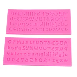 Letters and Numbers Art Word Silicone Mold Brickearth Plaster Epoxy Hand-Made Tool Accessories Baking Decoration Mould