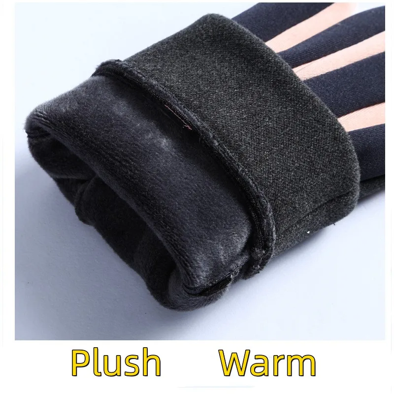 Winter Thermal Cycling Gloves Touchscreen Cold Non-slip Waterproof Ski Driving Motorcycle Bicycle Outdoor Warm  Gloves Women Men