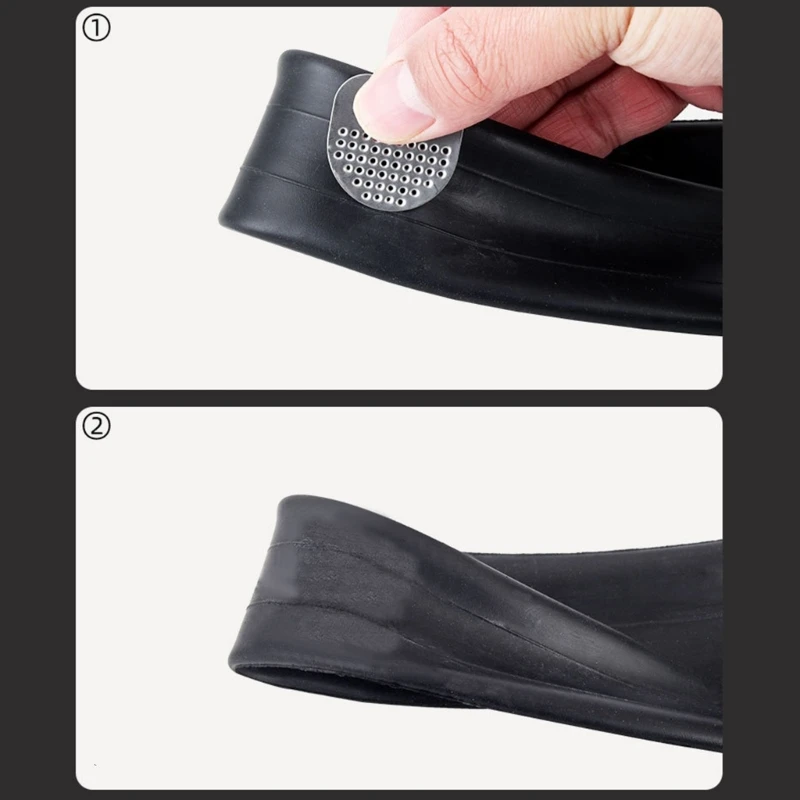 Bicycles Cycling Tire Repair Tool Inner Tube Patches Tyre Fillers Glue-Free Patches with Levers and Tire Repair File