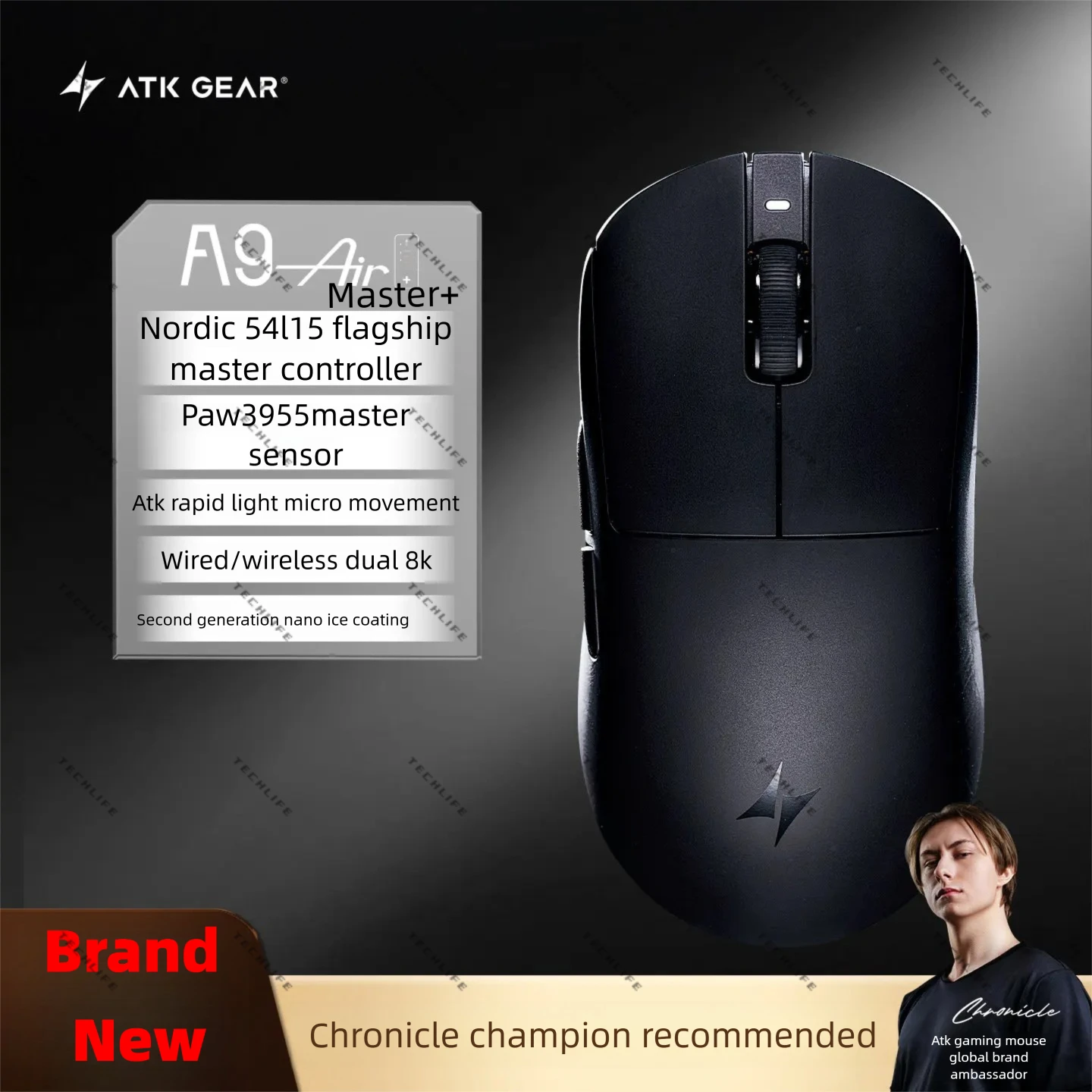 ATK A9 Air Bluetooth Kablosuz FPS Oyun Fare