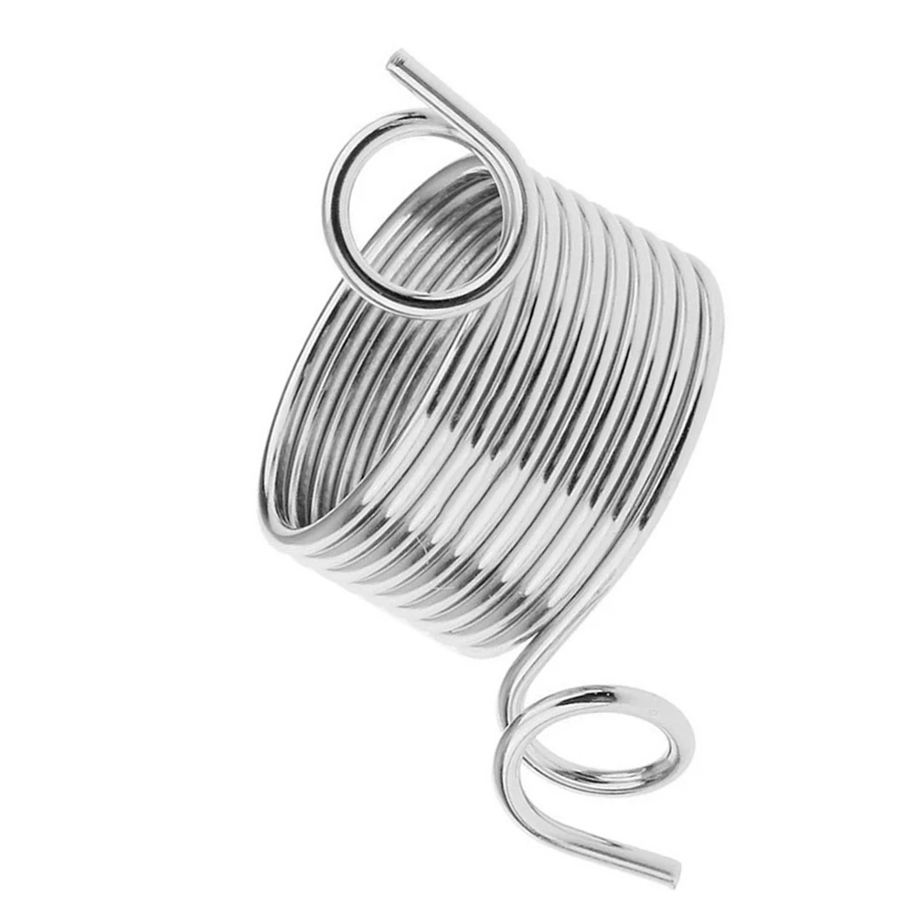 

Stainless Steel Yarn Guide Knitting Thimble Smooth Metal Ring For Crocheting Wool Weaving Tool Norwegian Coil Thimble