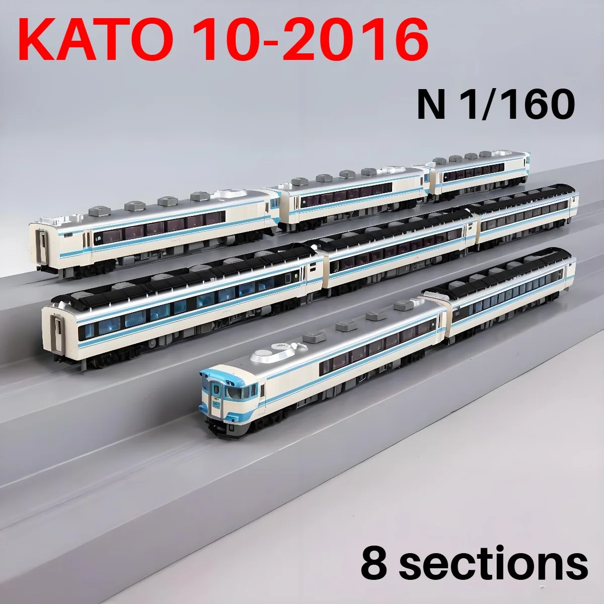 

Игрушечный поезд KATO N Type 1/160, серия Kiha 181, экспресс-поезд Shikoku Colors 10-2016, 8-вагонный набор с электроприводом для взрослых, подарок