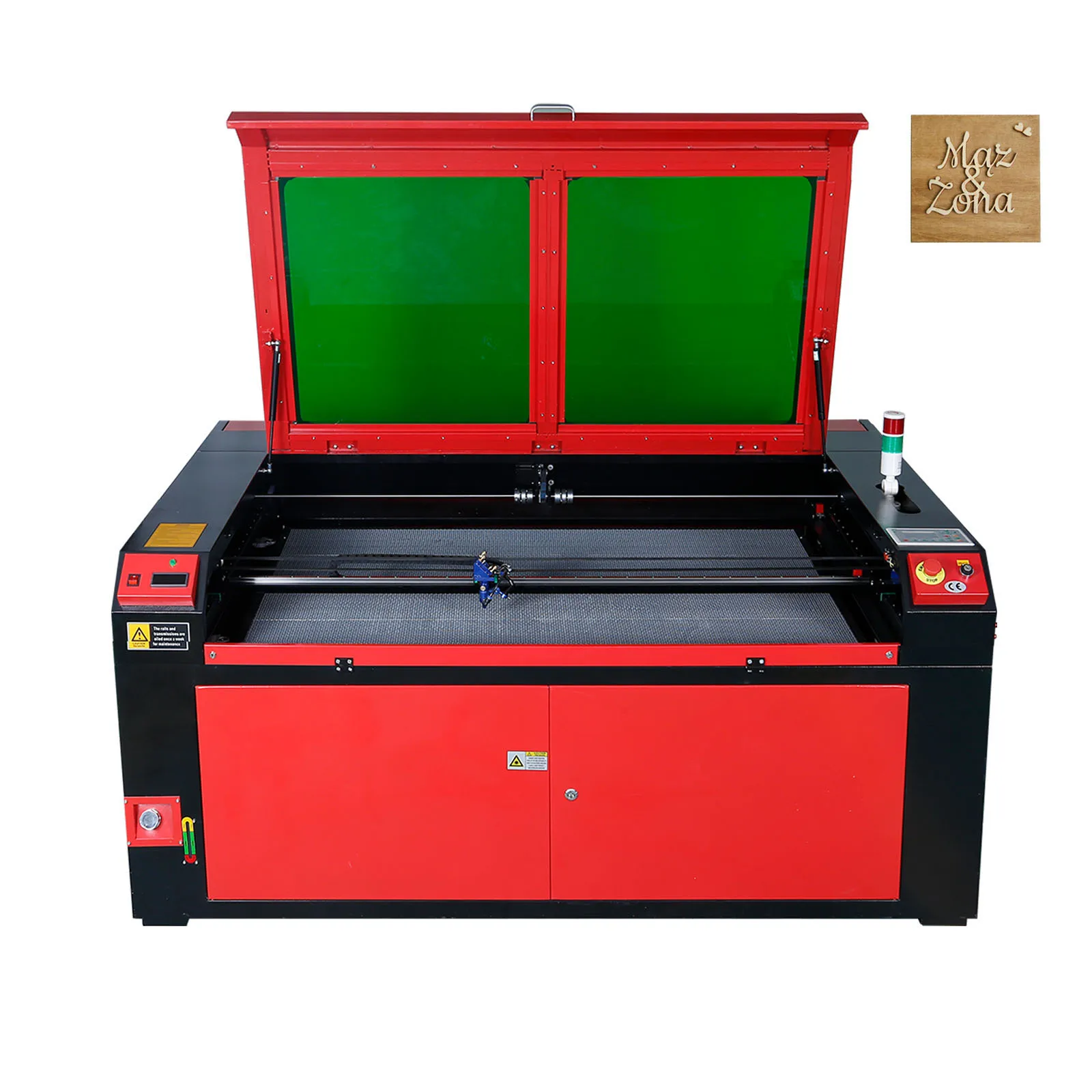 VEVOR 130W CO2 Laser Engraver, 900x1400 mm 800mm/s, Laser Cutter Machine w/ 2-Way Pass Air Assist, Compatible w/AutoCAD, Windows