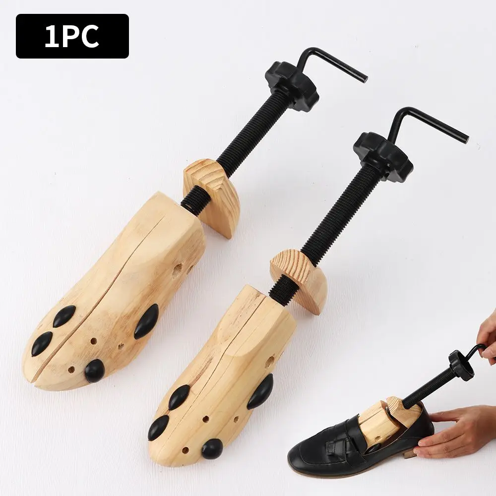 

Shoe Stretcher Wooden Shoes Tree Shaper Rack Wood Shoe Tree Adjustable Flats Pumps Boots Expander Trees For Man Women