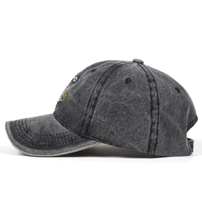 washed soft cotton baseball cap hat for women men vintage dad hat 3d embroidery casual outdoor sports cap